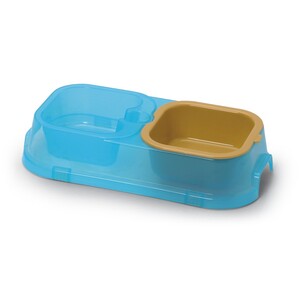 Pet Drinker & Feeder Bowl (Large-No Attached Bottle)