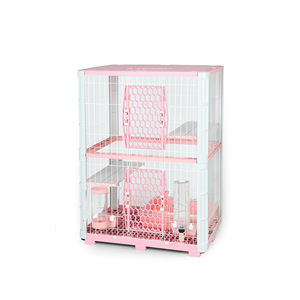 Trendy Iron Cat Cage With Cooling Boards (2 stories) 
