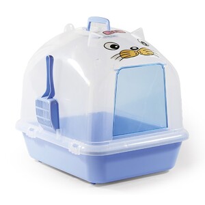 Transparent Dome Cat Litter Box
